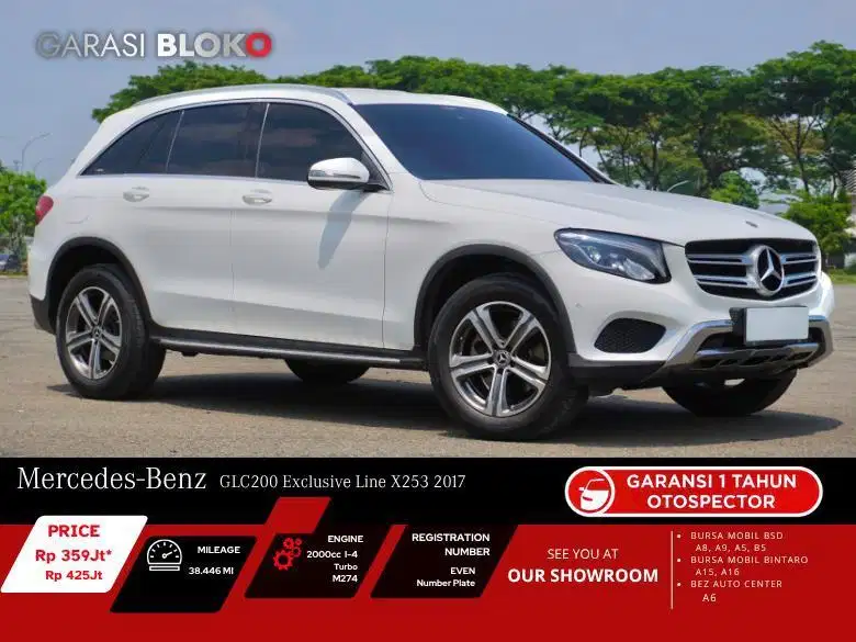 Mercedes Benz GLC200 Exclusive Line X253 2017