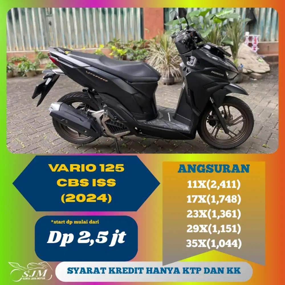 HONDA VARIO 125 CBS ISS 2024 CASH & KREDIT
