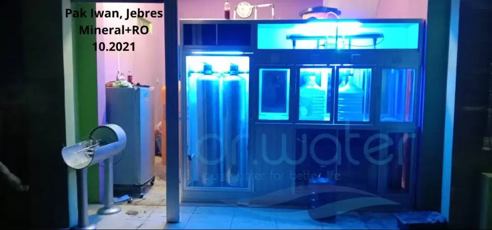 Paket Pasang Depot Air Minum Isi Ulang Lengkap Mesin