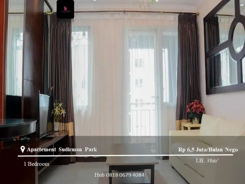 Disewakan Apartement Sudirman Park High Floor 1BR FF