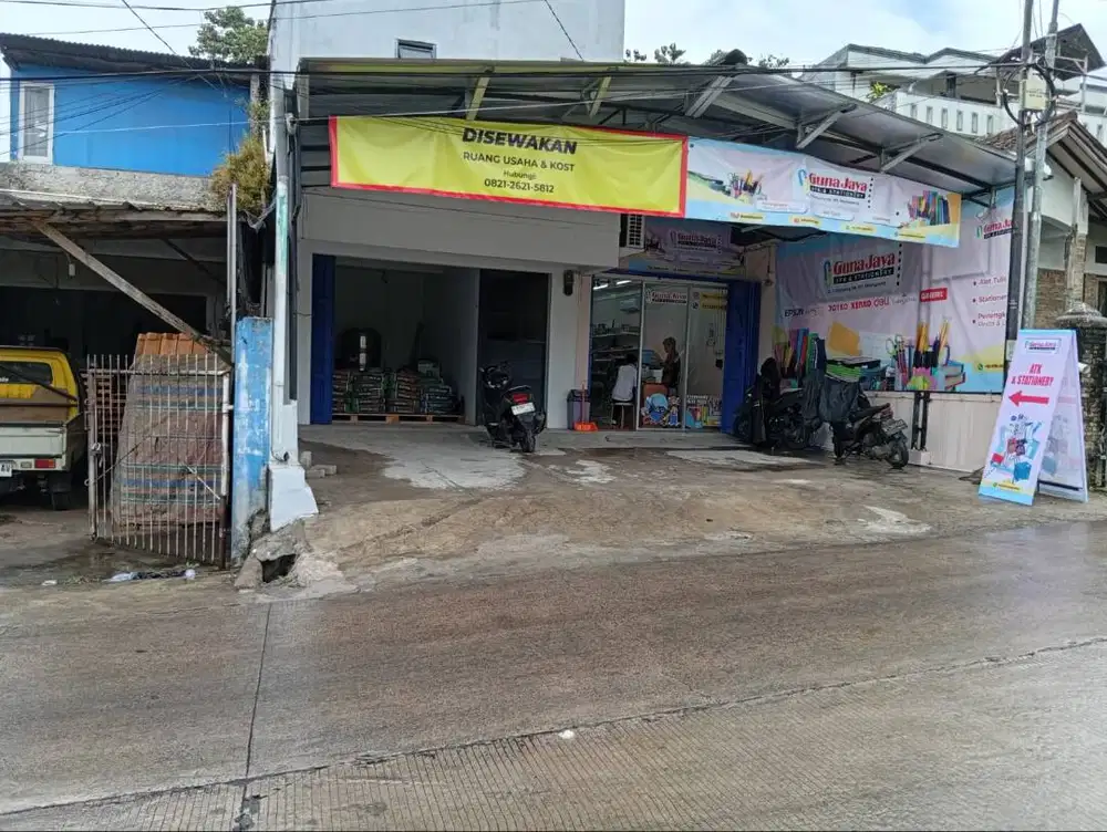 Disewakan Ruang Usaha Bandung  Posisi Strategis Sebelah Kampus