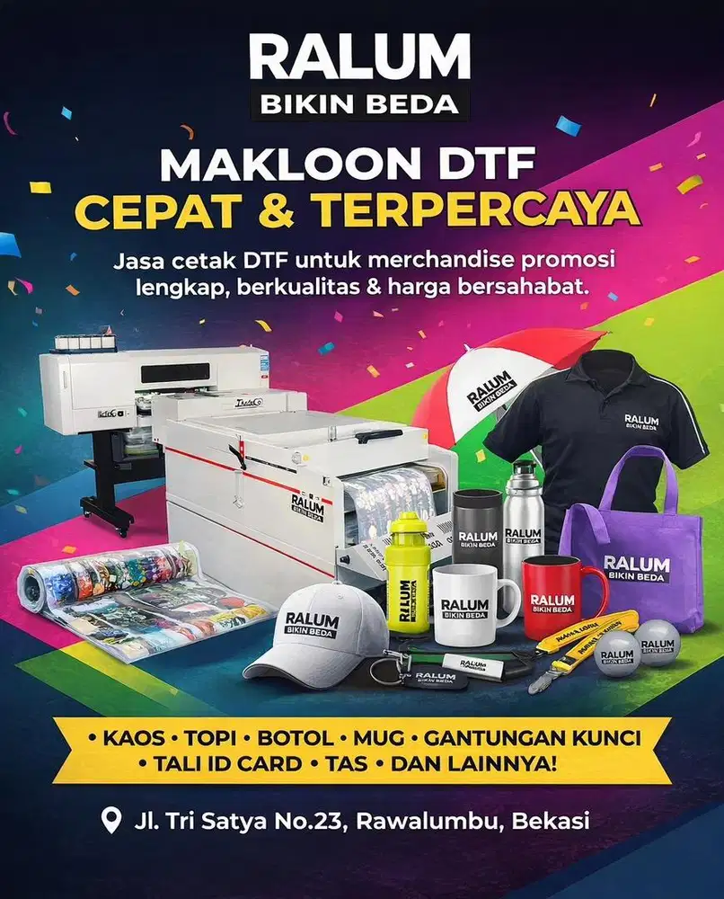 Makloon DTF Full Color – Detail Halus & Tahan Lama