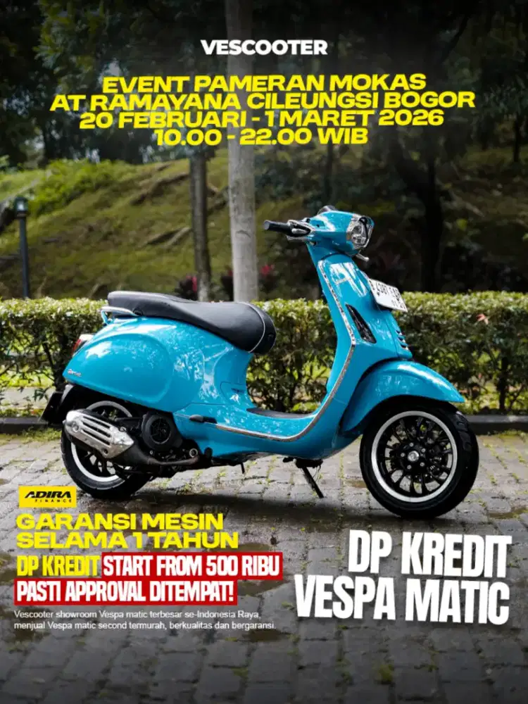 PIAGGIO VESPA SPRINT IGET ABS FACELIFT 2023 MURAH BISA KREDIT