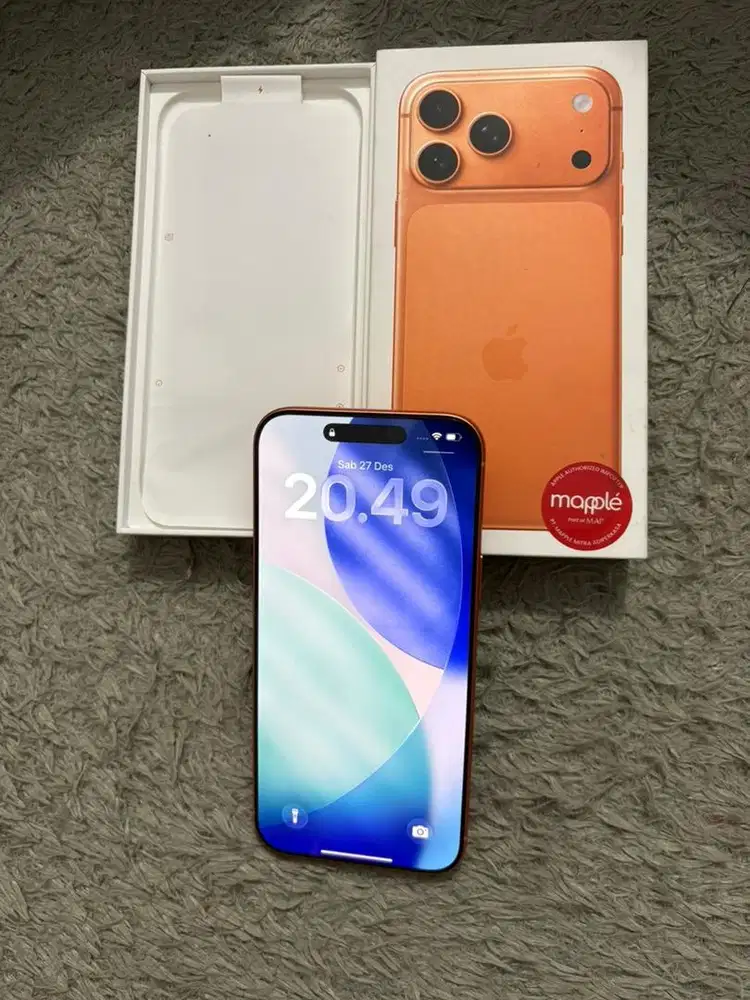 Iphone 17 Pro 256gb Orange IBOX Garansi On Oktober 2026