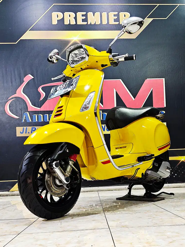 Sprint S abs clasic Modern Yellow Sole glossy .Anugerah motor rungkut