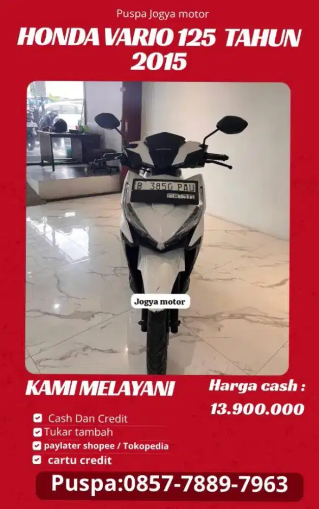 (P) Honda Vario 125 iss 2015