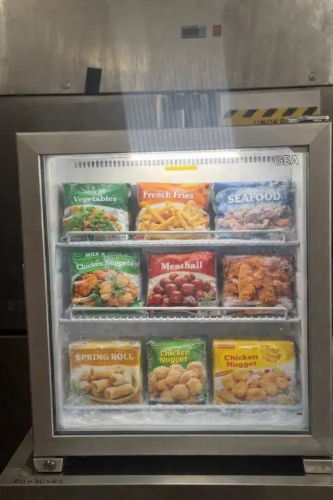 Gea mini showcase freezer