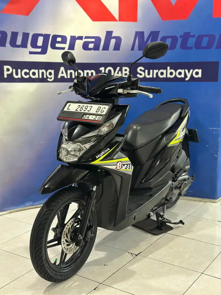 Honda Beat Eco Cbs Low KM  tahun 2018