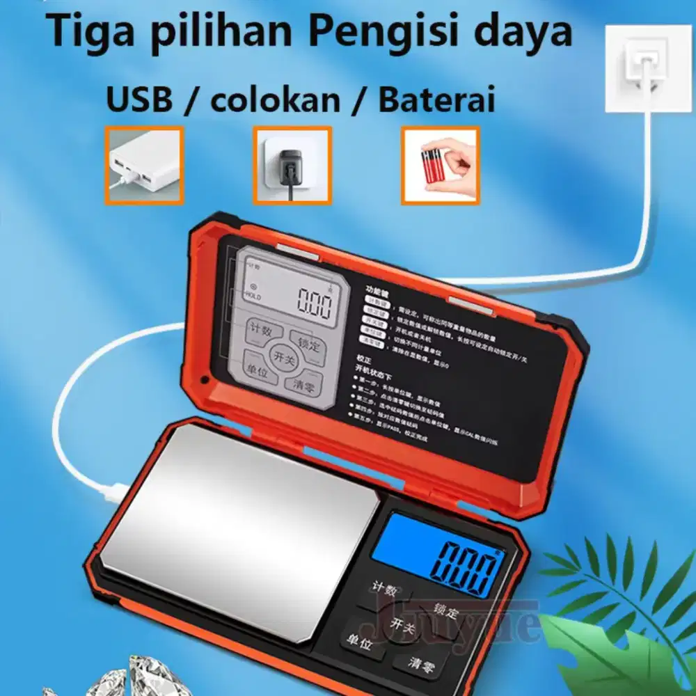 HADIR TIMBANGAN EMAS DIGITAL KUALITAS PREMIUM BISA CAS/BATRE