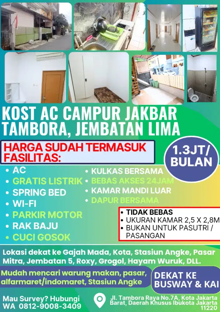 KOST TAWAKAL LENGKAP