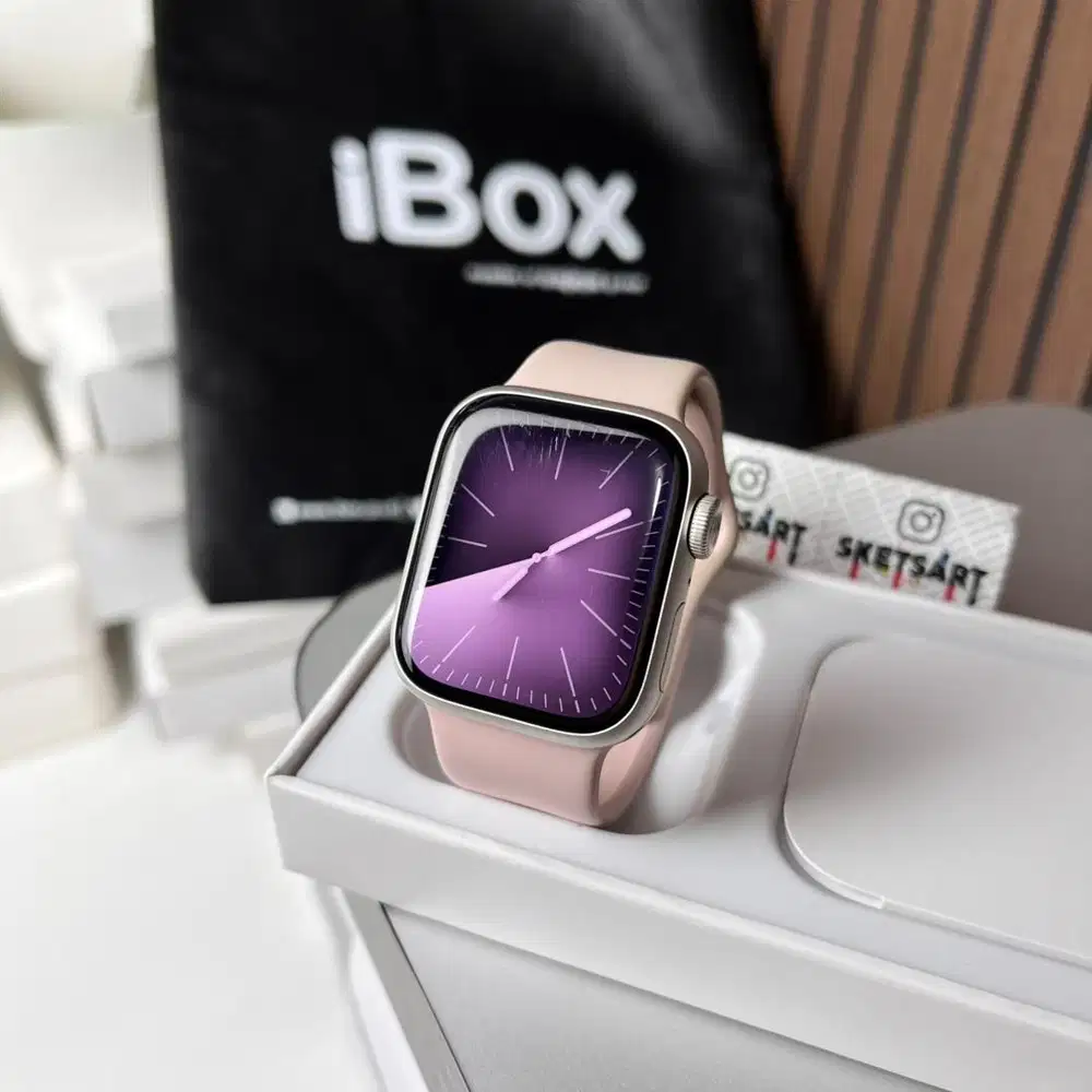 Apple Watch Series 9 41mm Starlight iBox iwatch Battery Health 94%