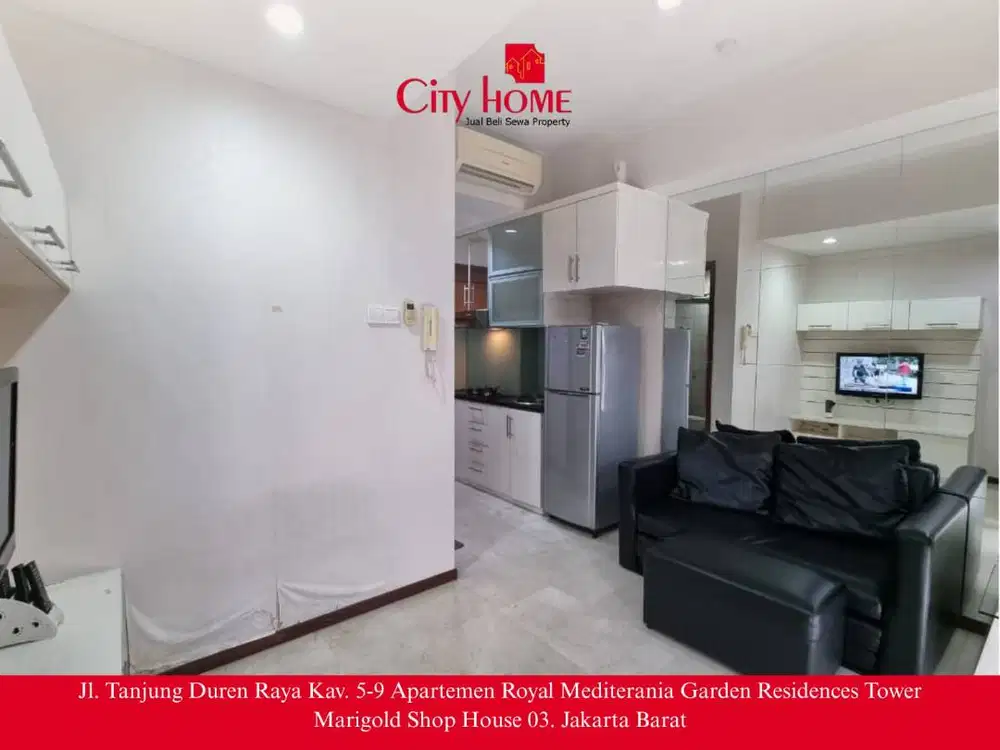 Jual Apartemen 1 Bedroom di Royal Mediterania Garden Residences