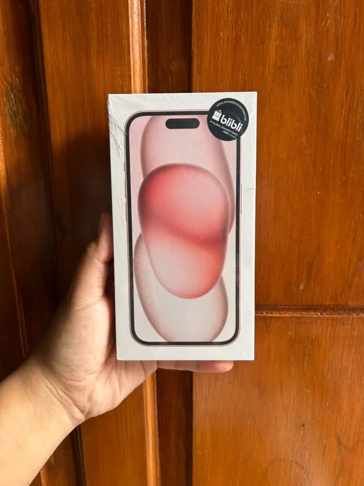iPhone 15 128GB PINK New Segel Garansi Resmi GDN setara ibox