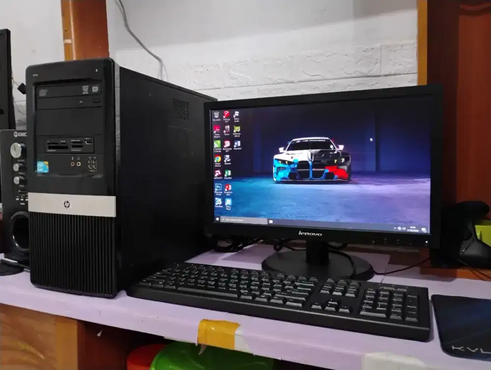 Pc intel core i7 fullset (bukan i5) / ram 8gb + vga amd + monitor 19in
