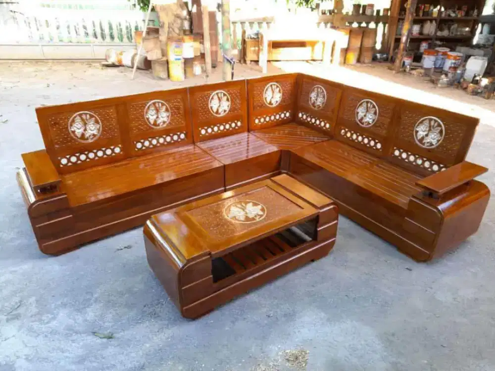 Kursi tamu sudut modern