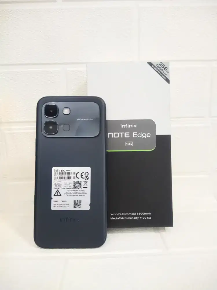 Infinix note EDGE 5g 8/256 grs 01/2027 full original