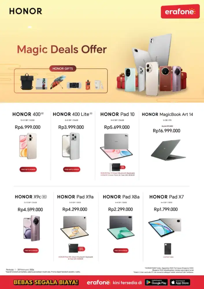 Tablet 1 jutaan bisa kredit sampai 24 bulan