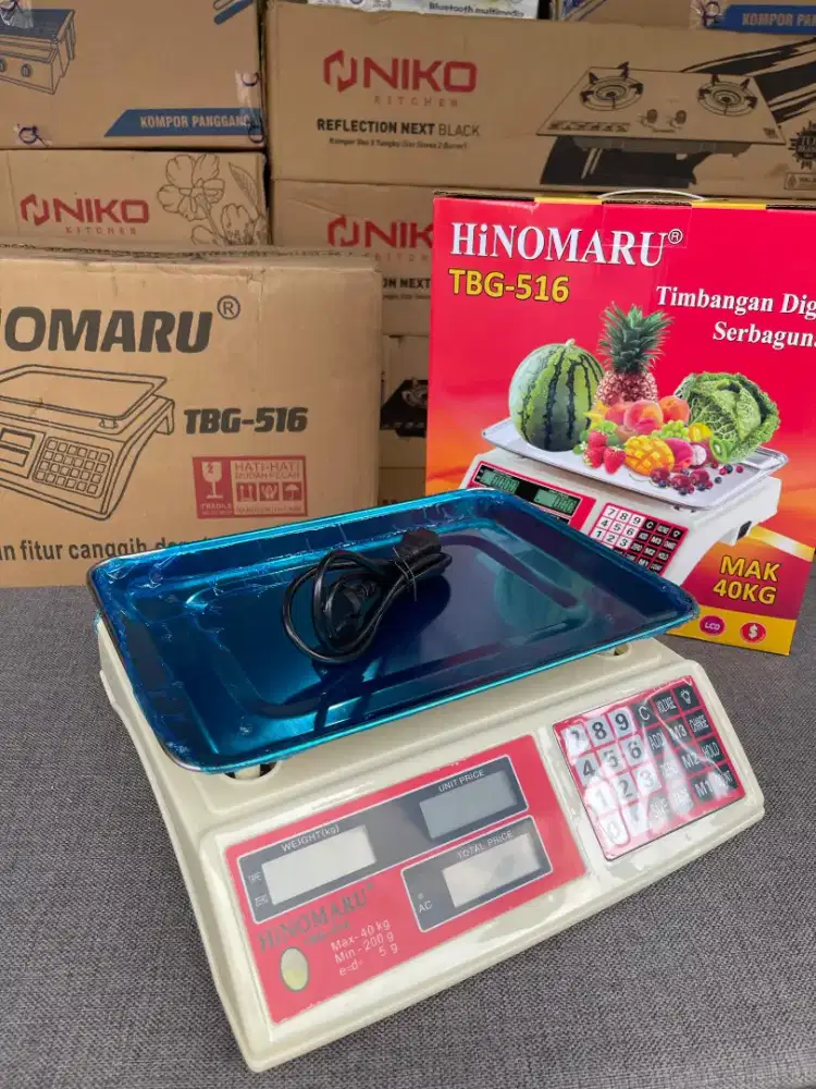 HINOMARU TIMBANGAN BUAH DIGITAL HARGA BERKUALITAS  MAX BEBAN 40 KG