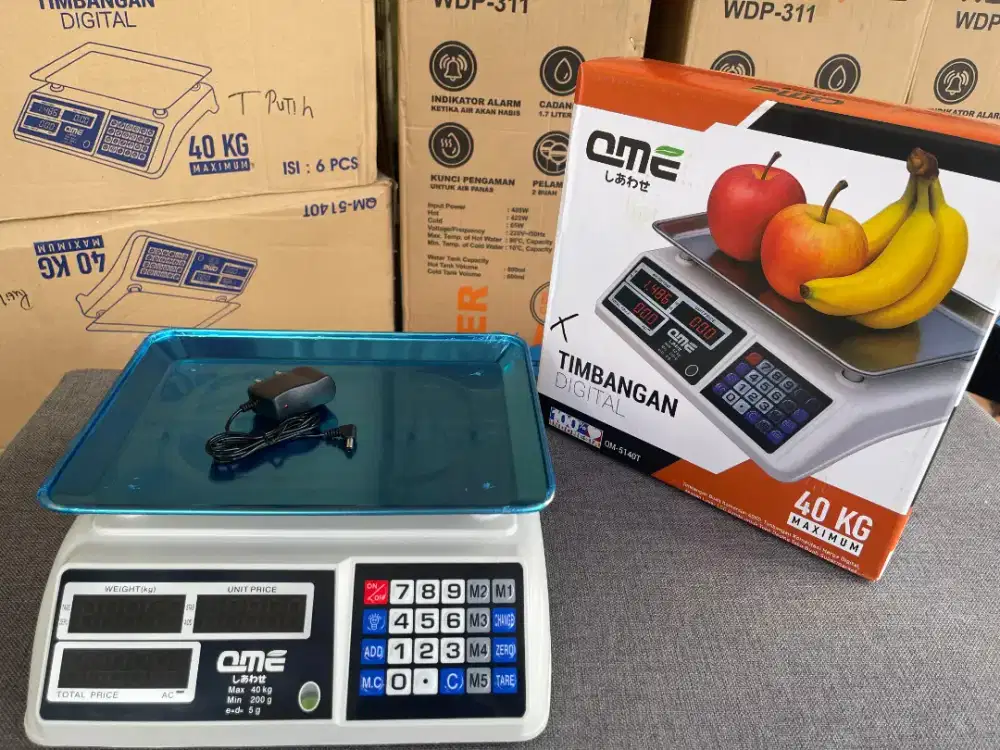 Ready timbangan digital harga max 40 kg merk QME