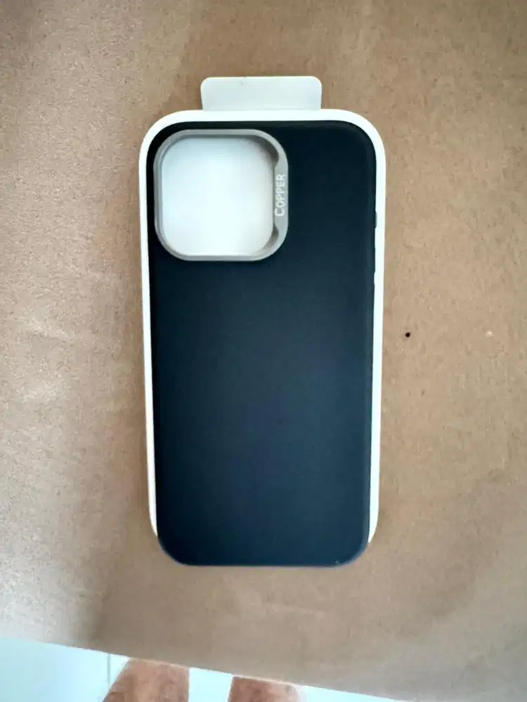 Case iPhone 15 Pro Max Cooper Leather Black