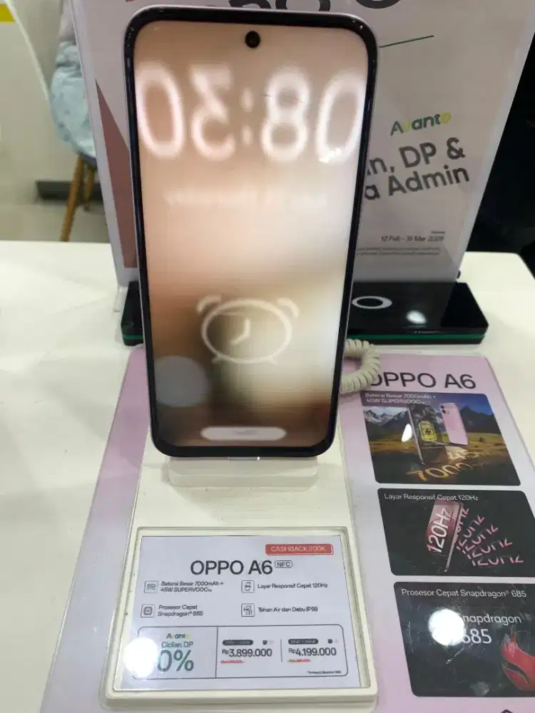 oppo A6 nfc Ram 6+12/256gb Baru, segel, garansii resmi
