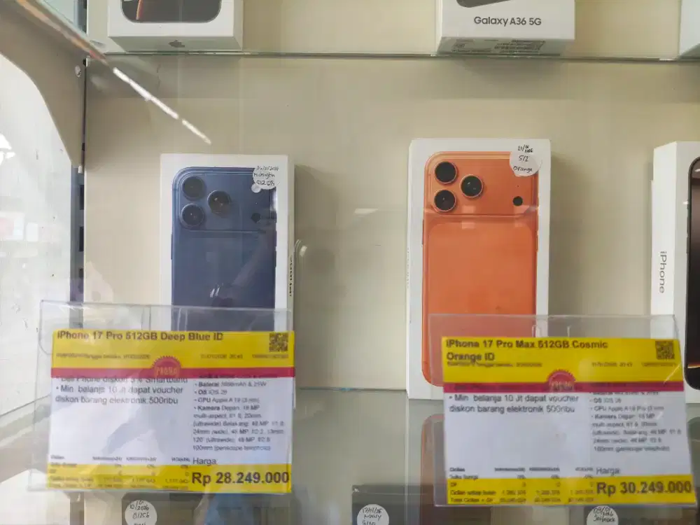 Cicilan kredivo handphone iPhone 17pro 512GB