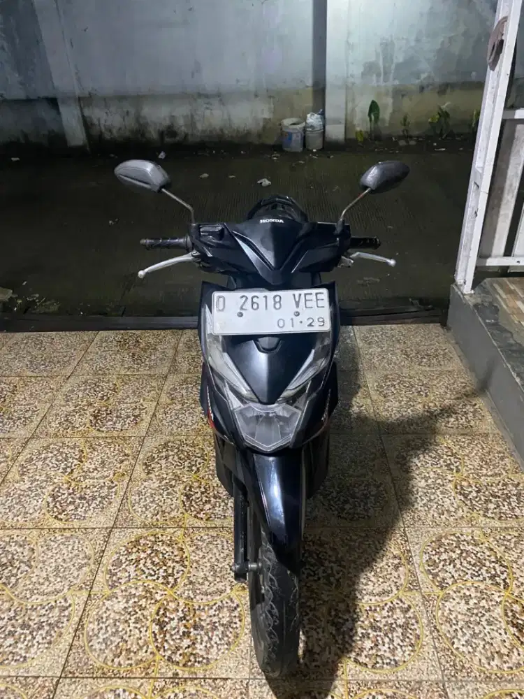 Honda Beat CBS 2018, Hitam, SS Lengkap, Siap Pakai