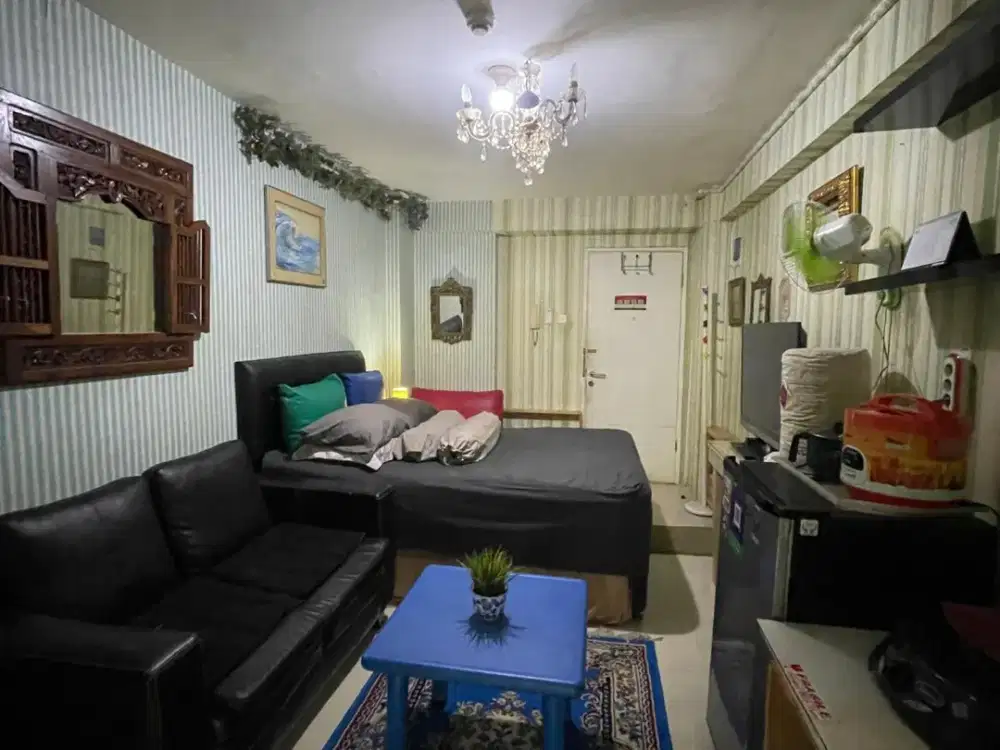 Jual Cepat Apartemen Kalibata City Green Palace, Studio B, Tower Mawar, Lantai Sedang