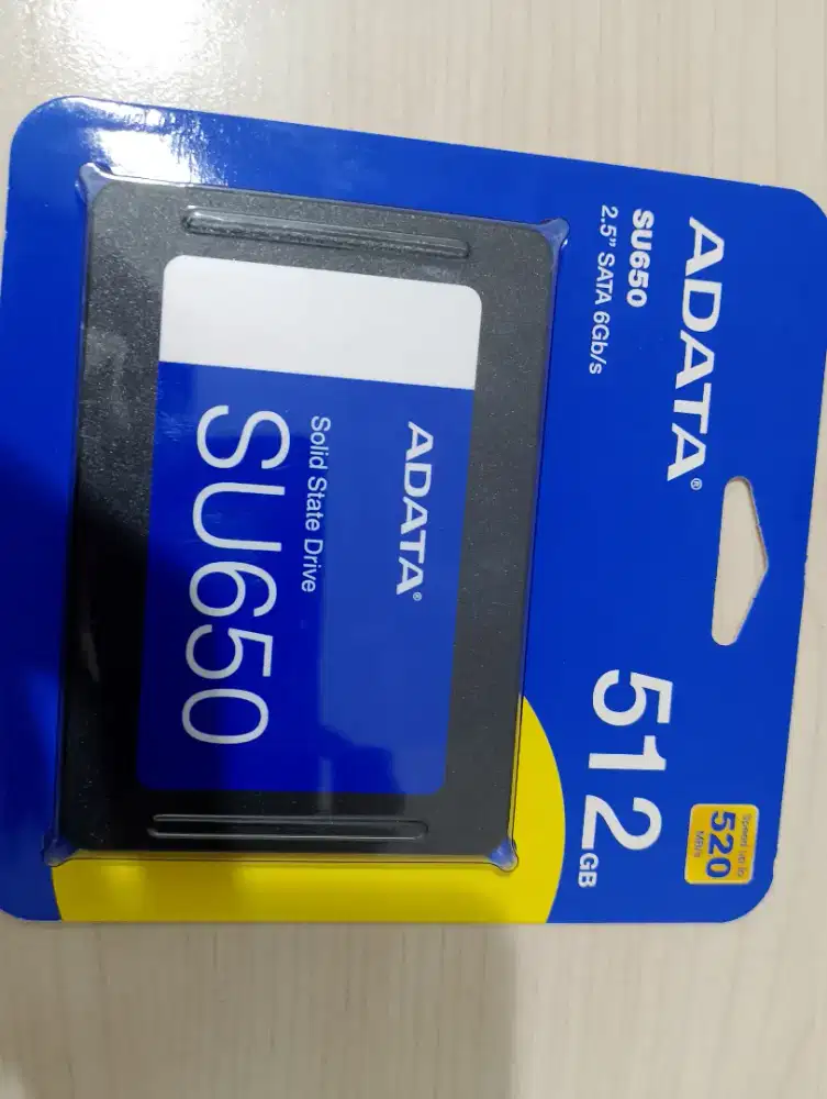 SSD SATA ADATA SU650 512 GB (Baru)