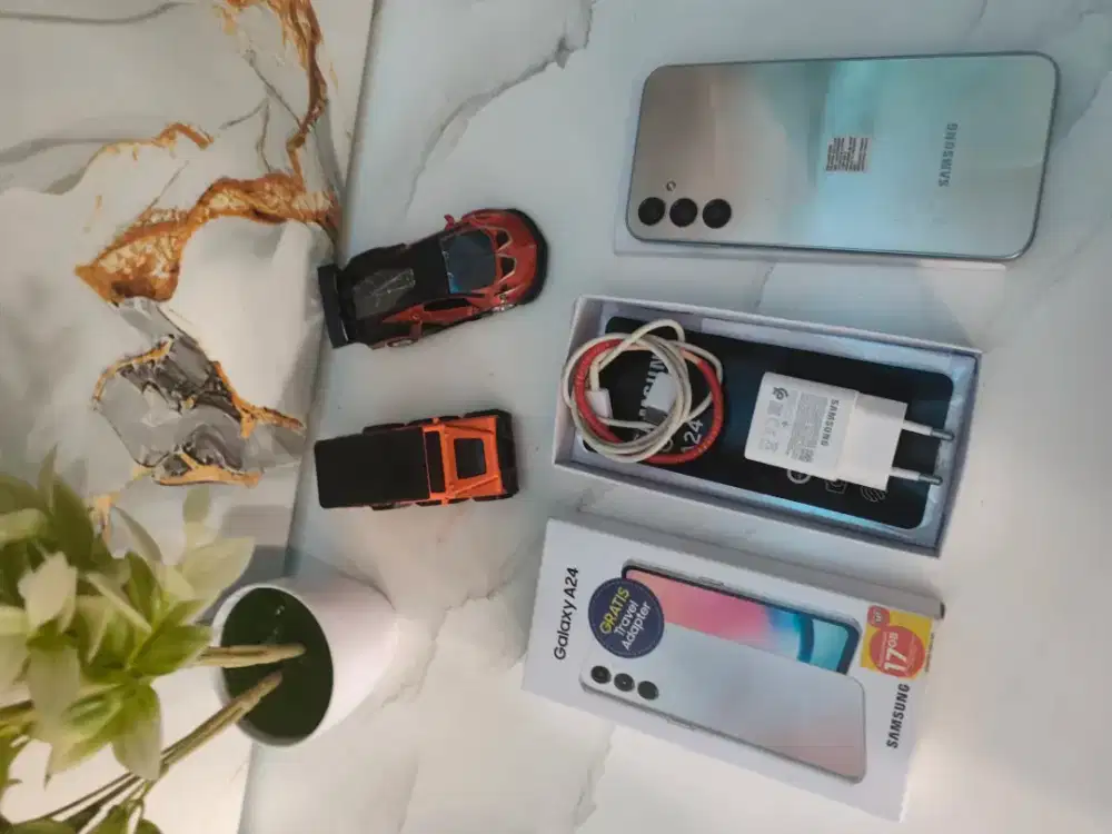 Samsung Galaxy A24 ram 8 internal 128 fulset ori minus Fingerprint