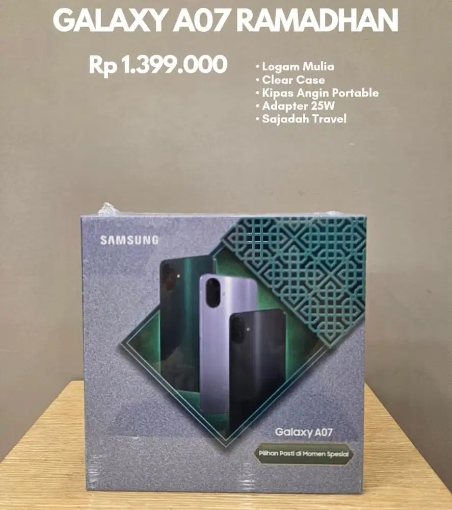 New Galaxy A07 Ramadhan Package Bisa Cicilan DP 0