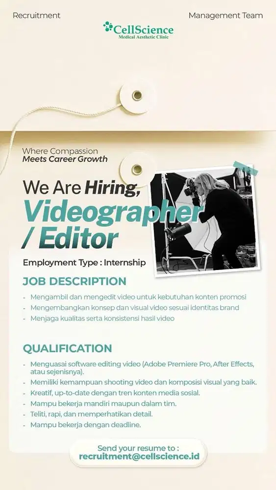 Photo/Videographer Editor