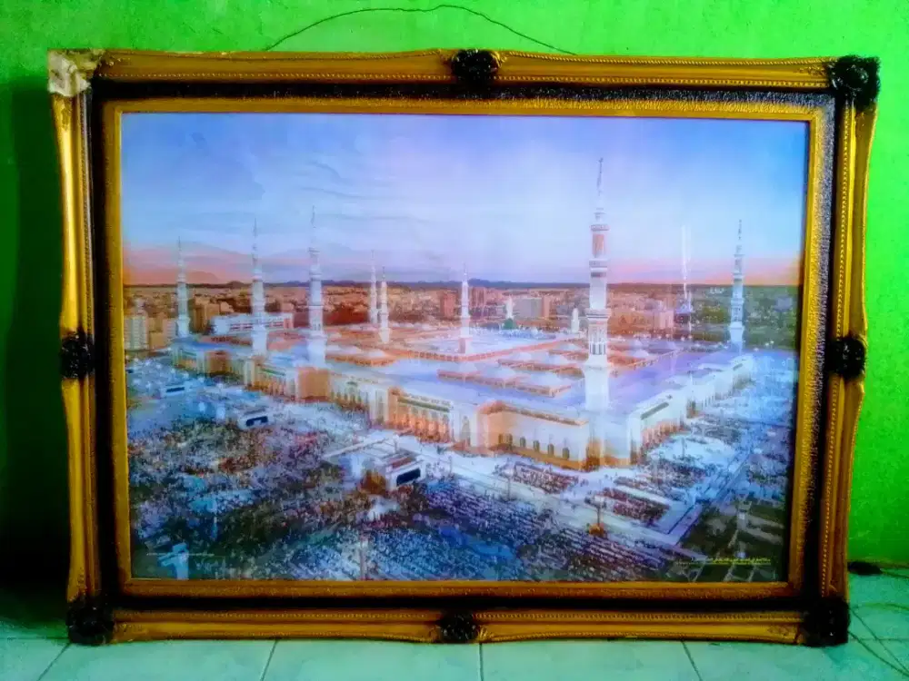 Pigura Hiasan Dinding Masjidil Haram/Ka'bah/Mekah