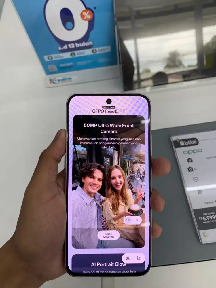 OPPO RENO 15F 5G 8/256GB NEW SEGEL RESMI BLIBLI