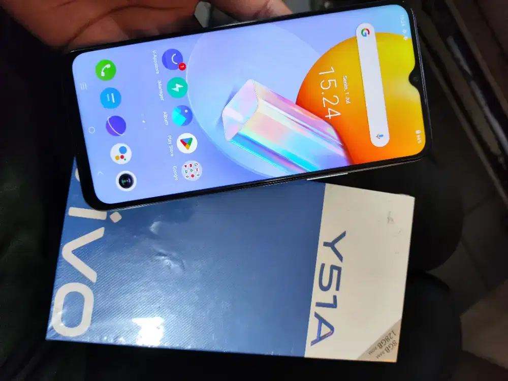 Vivo Y51 8/128 Full set Nominus siap pake