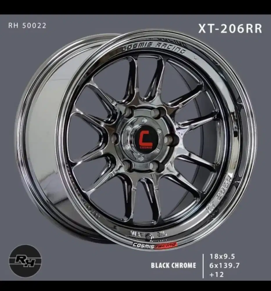 Velg black crom