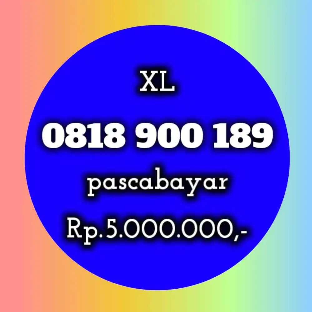 NOMOR CANTIK XL 900 189