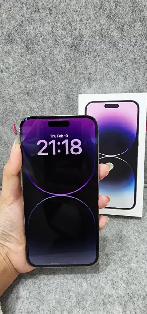 Iphone 14 promax 256 purple 
Inter beacukai