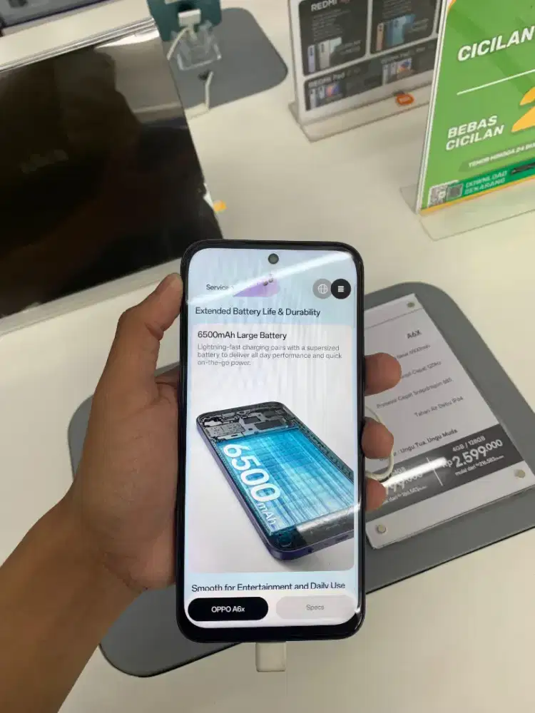 OPPO A6X 4/128GB NEW SEGEL RESMI BLIBLI