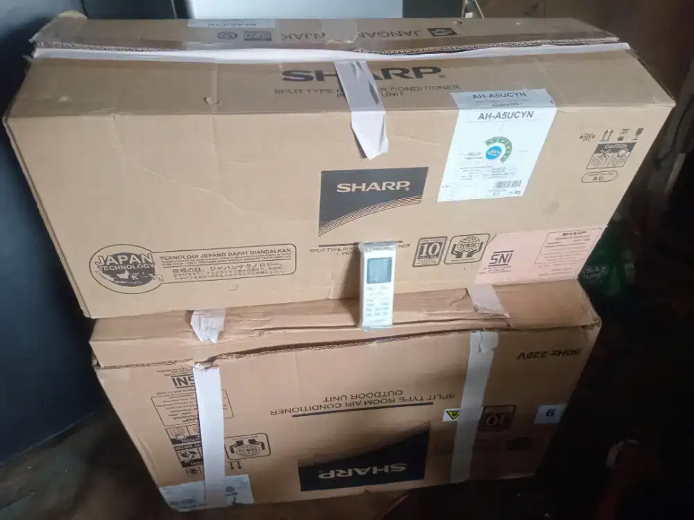 Di jual ac sharp 0.5pk bekas rasa baru