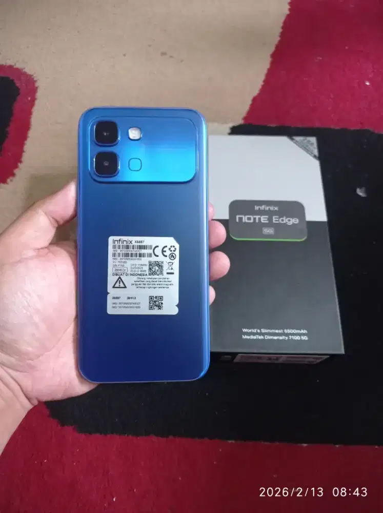 BISMILLAH INFINIX NOTE EDGE 5G RAM 8/256 FULSET MULUS