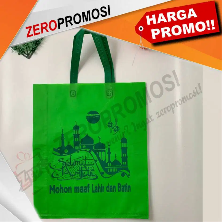 Tas lebaran Idul Fitri - Eid Mubarak - Tas Kain Souvenir Lebaran