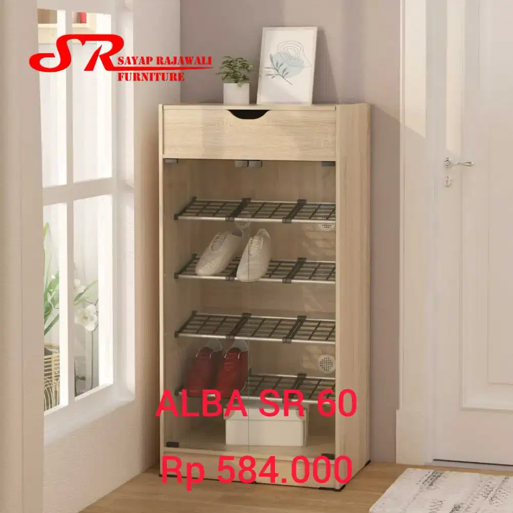 Berbagai Rak Sepatu Partikel Board Estetik Murah Jogja (Ars)