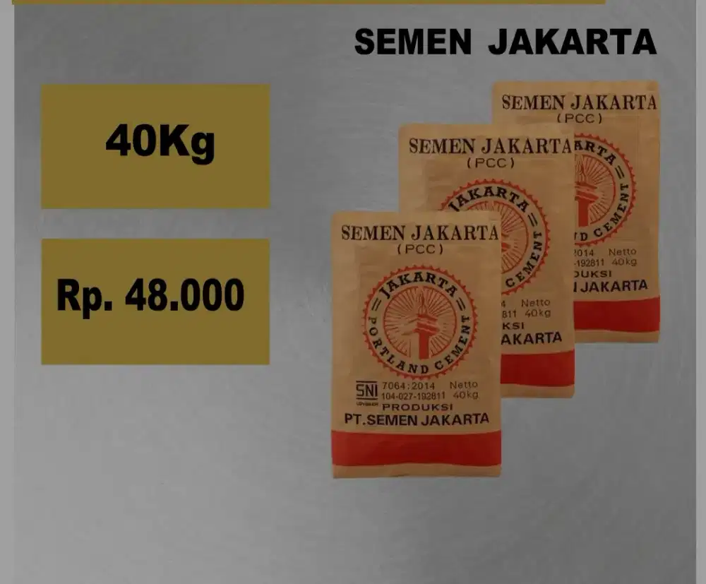 Jual Semen Jakarta — Harga Terjangkau, Siap Kirim