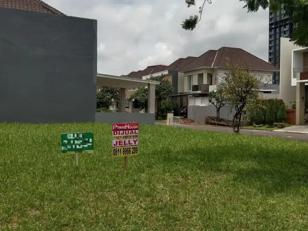 Kavling Posisi Hook lebih luas, siap bangun di Cluster Sutera Mentari