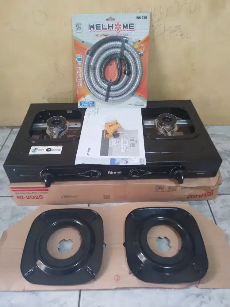 KOMPOR RINNAI 202S DAN SELANG GAS