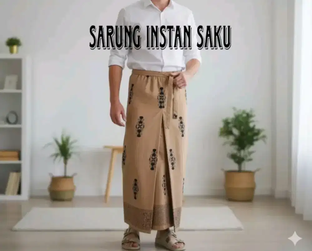 Sarung Instan pria keren