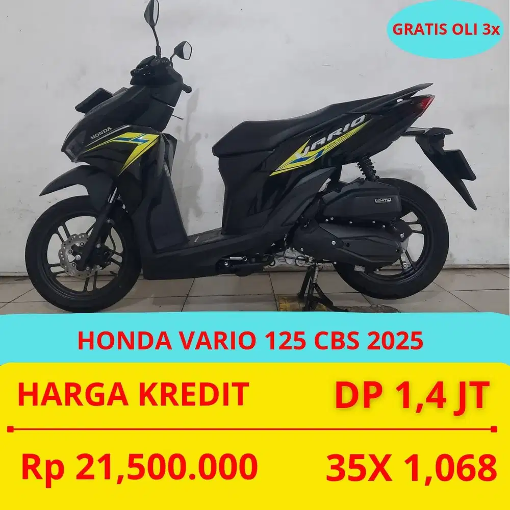 HONDA VARIO 125 CBS 2025 DP MURAH 1,4 JUTA GUYSS