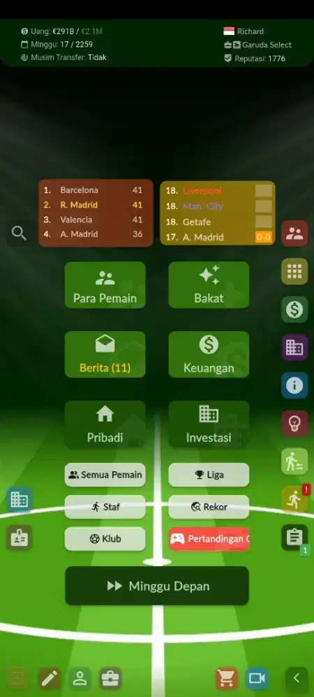 Savedata football agent