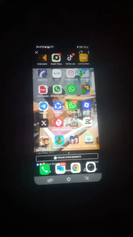 Hp Vivo Y 21 D kondisi bekas baru pakai 1 bulan